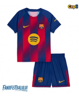 Barcelona Echipament de Fotbal Replică 2025-26 Copii Acasa (+ Șorturi)
